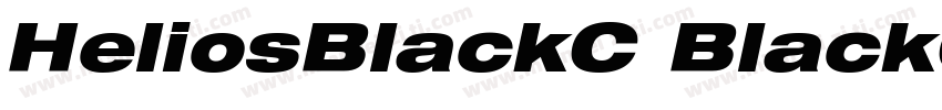 HeliosBlackC BlackC字体转换